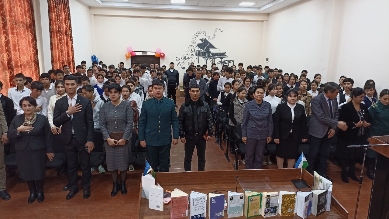 "Biz yangi - O'zbekiston farzandlarimiz " shiori ostida tadbir tashkil etildi.